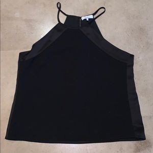 Parker halter silk top